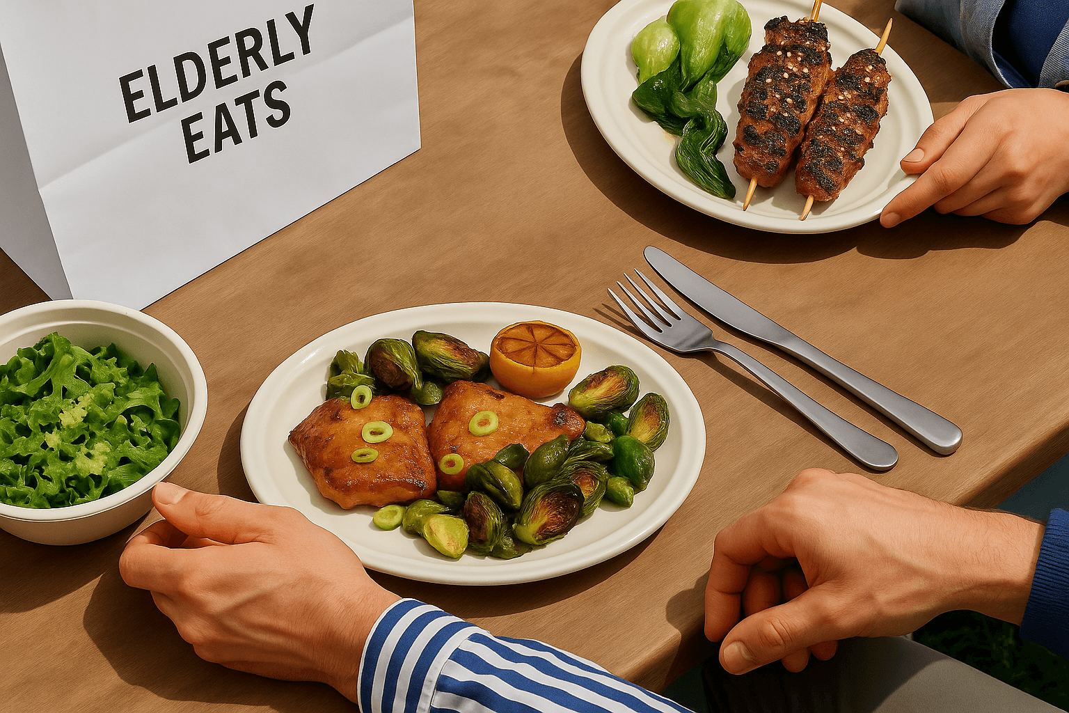 Delicious prepared meals